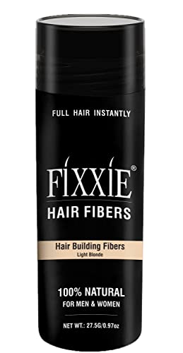 FIXXIE Hair Fibres MEDIUM BROWN for Thinning Hair 27.5g Bottle, Hair Fibre Concealer for Hair Loss for Men and Women, Naturally Thicker Looking H