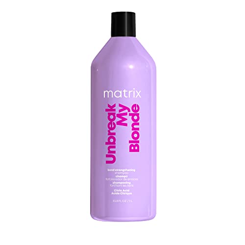Matrix Hair Strengthening Shampoo, For Pre-Lightened or Bleached Blondes, Unbreak My Blonde