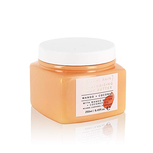 Sunday Rain Moisturising Hydrating Body Lotion, Vegan and Cruelty-Free, Tropical Mango Butter and Coconut Oil, 250ml