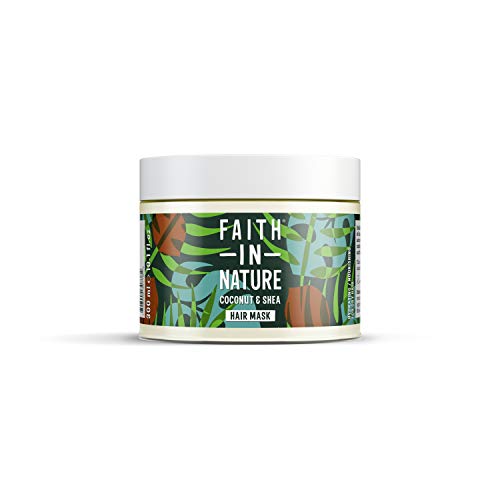 Faith In Nature Natural Shea & Argan Hair Mask, Nourishing, Vegan & Cruelty Free, No SLS or Parabens, For Dry to Very Dry Hair, 300ml