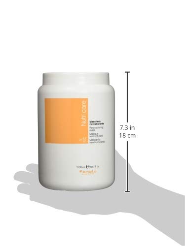 Fanola Restructuring Mask, Nourishing and Detangling Action for Dry and Frizzy Hair, Enriched Formula with Milk Proteins, 1500