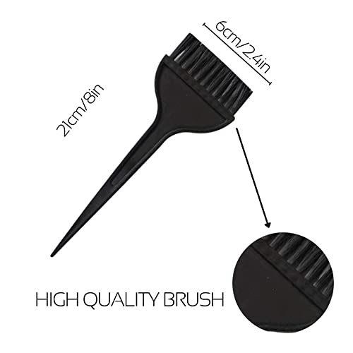 JagKul 4PCS Hair Dye Brush and Mixing Bowl Set, Tint Comb For Hair, Professional Salon Hair Coloring Dyeing Kit, Angled Comb and Brush