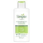 Simple Kind To Skin Replenishing Uk’S #1 Facial Skin Care Brand* Rich Moisturiser For 12-Hour Moisturisation 125 Ml