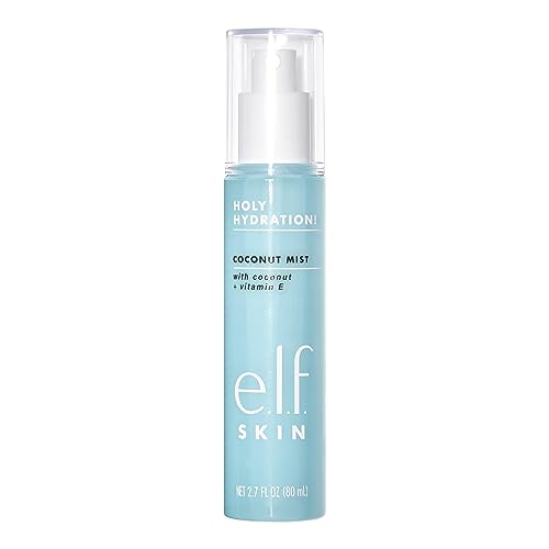 e.l.f. Hydrating Coconut Mist, Refreshes, Soothes & Invigorates Skin, Tropical Scent, 2.7 Fl Oz (80mL)