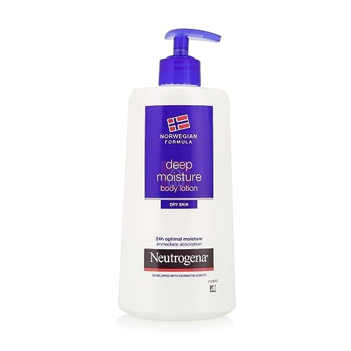 Neutrogena Deep Moisture Fast Absorbing Body Lotion 24 Hour Moisturisation (Packaging may vary), 400 ml