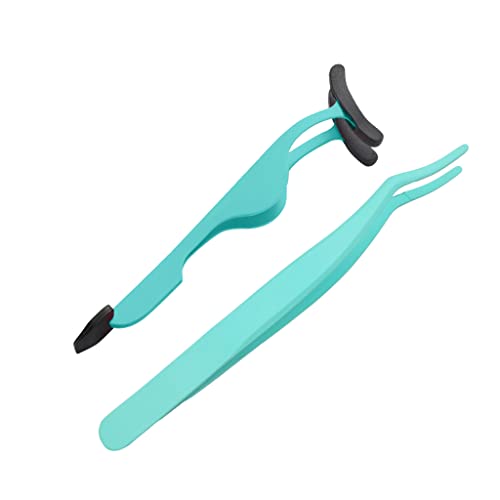 Erised's Bifrost Eyelashes Applicator Tool Eyelash Extension Tweezers Remover Clip Tweezers Nipper,lash Lift (Rose Gold)