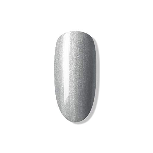 Bluesky Gel Nail Polish, Spring 2021 Collection, Move With Grace Ss2110, 10 ml, Silver, Metallic, Shimmer (Requires Curing Under LED or UV Lamp)