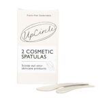 UpCircle Cosmetic Spatulas - Keep Skincare Products Clean + Water-Free - Sanitary, Safe, Plastic-Free Washable + Reusable - 2 Pieces