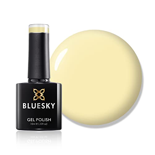 Bluesky Gel Nail Polish, Winter Glow 80611, Blush, Pale, Pink, Long Lasting, Chip Resistant, 10 ml (Requires Drying Under UV LED Lamp)