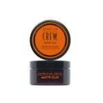 American Crew Texturising Matte Clay with Medium Hold & Low Shine, Gifts For Men, For Control & Definition (85g) Non-Greasy Formula, Hair Styling