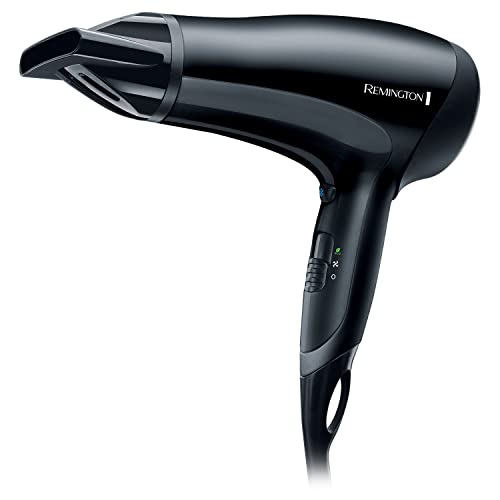 Remington D3010 Power Dry Lightweight Hair Dryer, 2000 W, Black