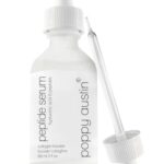 60 ml Peptide Serum & Collagen Booster with Hyaluronic Acid - Vegan, Cruelty Free & Organic Anti Aging Face Serum For Wrinkles, Stretch Marks & S