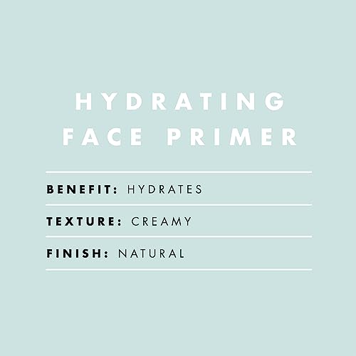 e.l.f., Hydrating Face Primer, Lightweight, Long Lasting, Creamy, Hydrates, Smooths, Fills in Pores and Fine Lines, Natural Matte Finish, Infused