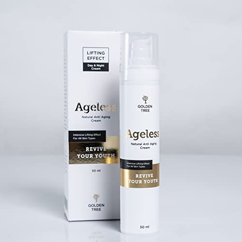 Golden Tree Ageless Anti-Wrinkle Face Cream - Anti-Aging Day and Night Face Cream - Skincare Formula Raises Collagen & Elastin Levels - Improves