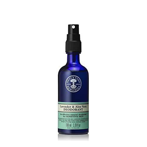 Neal's Yard Remedies | Lavender & Aloe Vera Deodorant | Natural Deodorant for All Skin Types | Lavender & Tea Tree Essential Oils | 100ml