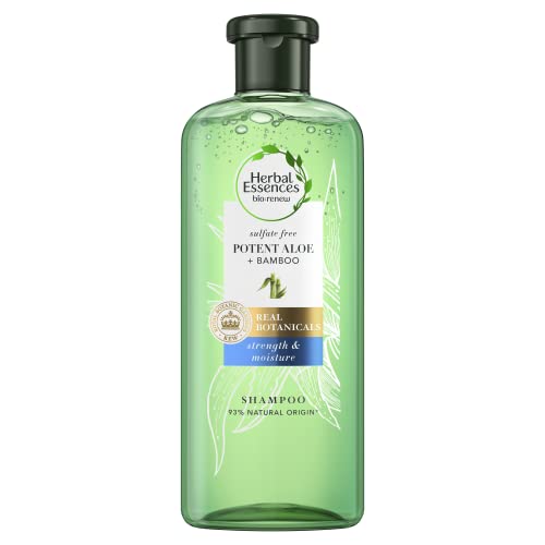 Herbal Essences bio:renew Aloe & Bamboo Strenghtening and Moisturizing Sulphate Free Hair Shampoo For Dull, Dry Damaged Hair 380ml