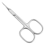 Olakin Nail Scissors, Stainless Steel Beauty Scissors, Curved Cuticle Scissors, Dead Skin Scissors, for Nail, Toenail, Eyebrow, Eyelash, Dry Skin