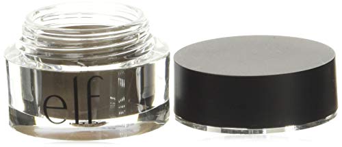 e.l.f. Lock On Liner And Brow Cream, Lines Eyes & Defines Eyebrows, Medium Brown, 0.19 Oz (5g)