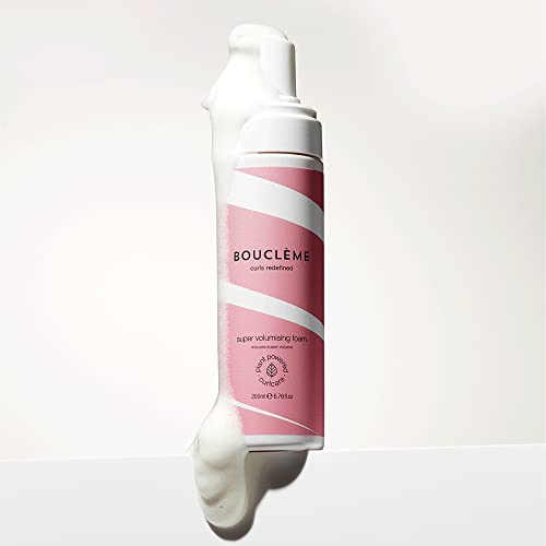 Bouclème - Super Volumising Foam - Styling Foam for Curly Hair - 98% Naturally Derived Ingredients and Vegan - 200ml