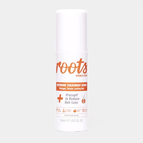 Roots Double Effect Haircare | Intensive Hair Growth Spray Treatment for Hair Loss Prevention and Thinning Hair | Sulphate Free Hair Treatment Sp