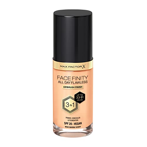 Max Factor Facefinity 3-In-1 All Day Flawless Foundation SPF 20 C50 Natural Rose, 30ml