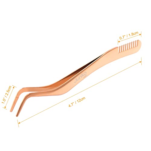 Clusters DIY Lash Applicator, Lash Tweezers, 2 in 1 Eyelash Applicator Tool, Lash Tool with comb, DIY Eyelash Precise Applicator, Lash Tweezer fo