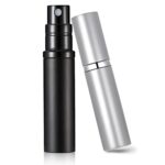 Ledander 2 Pieces 5 ml Perfume Atomiser Spray Bottle, Travel Perfume Atomiser Refillable Mini Portable Perfume Atomiser