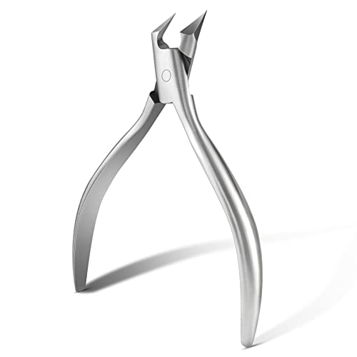 FVION Toenail Clipper Straight Blade, Professional Toe Nail Clipper for Senior, Ingrown Toenail Tool for Thick Ingrown Nails