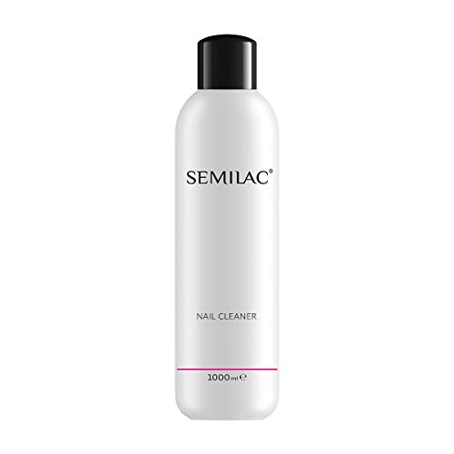 Semilac Nail Cleaner | 1000 ml | Nail Polish Residue Cleaner with Isopropanol | Multi-purpose Nail Degreaser for Nail Plates and for Removing Pol