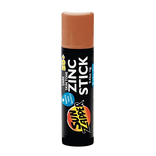 Sun Zapper Zinc Sun Stick - (Light Skin Tone) Sunblock Sticks for Face SPF 50 Mineral Sunscreen - Sun Zapper Australian Natural Sunscreen