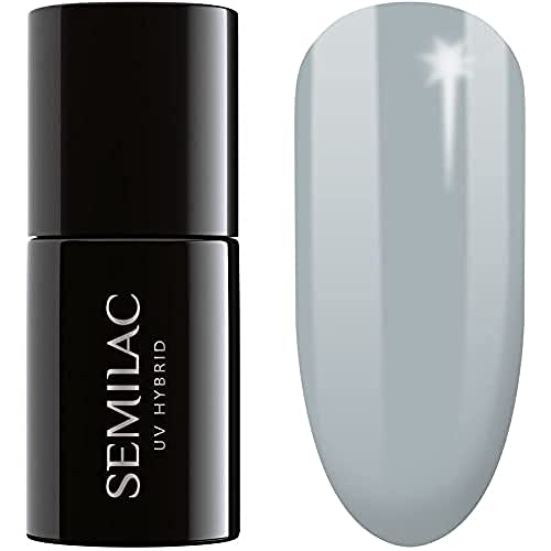 SEMILAC Gel Nail Polish | Long Lasting and Easy to Apply | Perfect for Home and Professional Manicure and Pedicure - 002 Delicate French UV Gel N