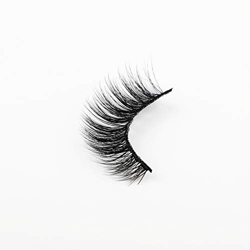 Newcally False Eyelashes Natural 3D Lashes Cat Eye Look Faux Mink Lashes Fluffy Strip 14 Pairs, Multipack