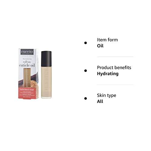 Cuccio Naturale Revitalizing Roll-on Cuticle Oil Vanilla Bean & Sugar 10ml