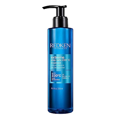 Redken | Hair Treatment, Leave-In Heat Protection, For Damaged Hair, Extreme Play Safe 230, 200 ml