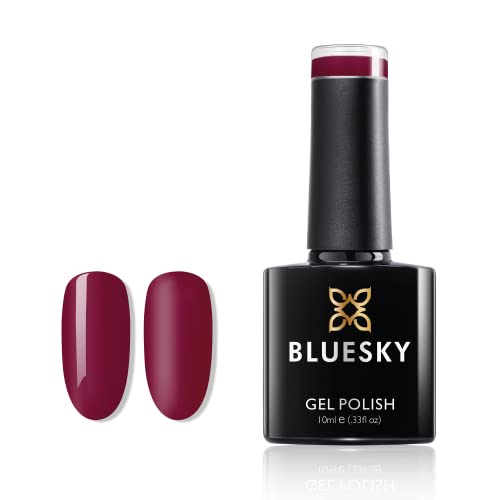 Bluesky Gel Nail Polish, Winter Glow 80611, Blush, Pale, Pink, Long Lasting, Chip Resistant, 10 ml (Requires Drying Under UV LED Lamp)