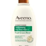 Aveeno Volumising For Fine Hair + Fresh Greens Blend Scalp Soothing Oat Conditioner 300ml