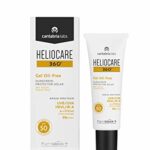 Heliocare 360 Oil-Free Gel SPF 50 50ml / Gel Sunscreen For Face/Daily UVA UVB Visible light Infrared-A Anti-Ageing Sun Protection/Combination Oil