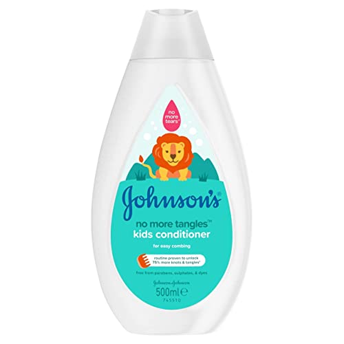 Johnson'S Baby No More Tangles Kids Conditioner, Gently Unlocks Knots And Tangles For Comb Friendly Hair, Ph Balanced, 500 ml (Pack Of 1)