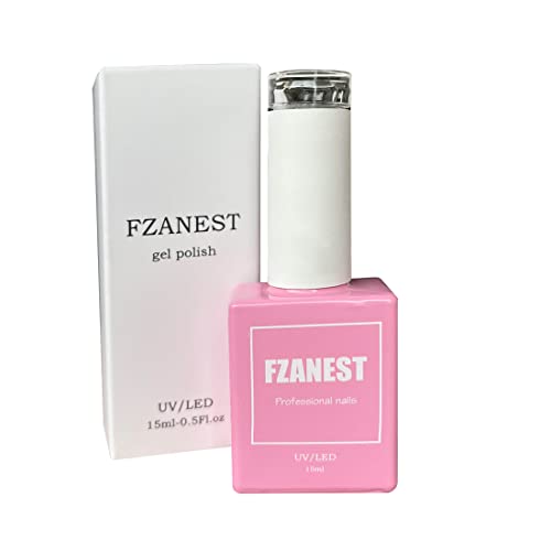 FANZEST Gel Nail Polish Led UV Gel Polish Holographic Color Sparkle Glitter Diamond Rose Gold 15ml