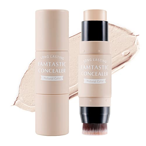 Erinde 3-in-1 Cheek Blush & Lip Tint & Eyeshadow, Creamy Blush Stick for Cheeks & Lips with Brush, Buildable Lightweight Hydrating formula, Easy