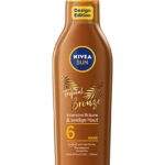 Nivea Sun Tropical Bronze Sun Lotion SPF 6, Sun Protection for Long-Lasting Tan without Self-Tanning, Sun Cream with Carotene Extract and Vitamin