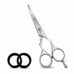 Professional Hair Cutting 6.5" Barber Scissors, Stainless Steel, with Finger rest, Lightweight Razor Edge Salon Standard Haircut Shears - Choice