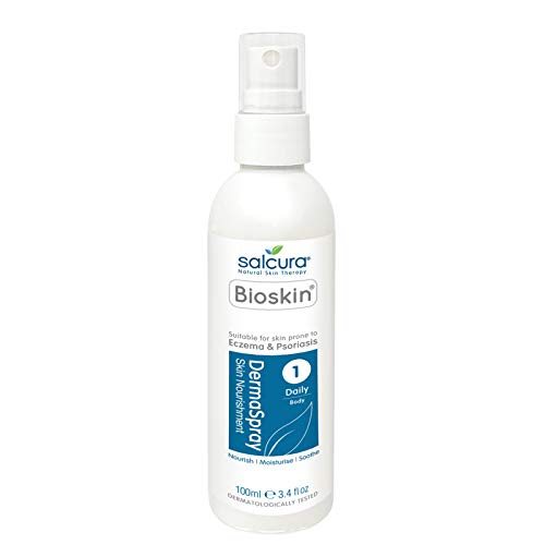 Salcura Natural Skin Therapy, Bioskin Dermaspray Intensive, Perfect For Dry & Itchy Skin, easy To Use Spray, Suitable For Anyone Prone To Eczema,
