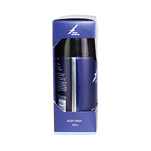 Blue Stratos Gift Set Containing 150ml Bath and Shower Gel and 150ml Deodorant Body Spray