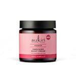 Sukin Rosehip Enriching Night Cream 120ml - with Rosehip Oil & Vitamin C; cruelty free & vegan friendly - to hydrate and improve skin radiance, f