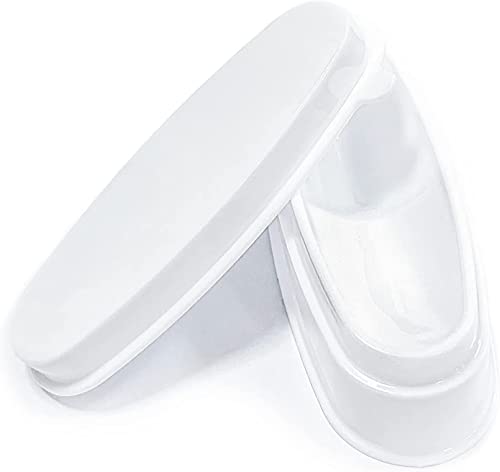 ELMACRAFT Durable Easy French Dip Tray Dipping Powder Container Dual Use for Short Extended Nails Molding for White Pink Smile Line Pack of 1YS-2