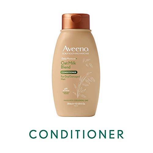 Aveeno Daily Moisture Oat Milk Conditioner for Dry Damaged Hair, 354ml