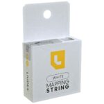 LIUDEX - Pre-Inked White Ink - Eyebrow Mapping String – an Essential Cosmetic Tool for Microblading and Waxing; Effective and Easy-to-Use White I