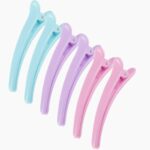 CCLKHY 6 Pcs Hair Sectioning Clips, Plastic Hairdresser Clips, Hair Hairdressing Styling Clips for Styling of All Hair Types