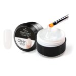 Clear Builder Nail Gel, Builder Gel for Nails Nail Extension Gel UV/LED Nail Base Building Gel for Nail Repair Extension & Modeling Strengthening